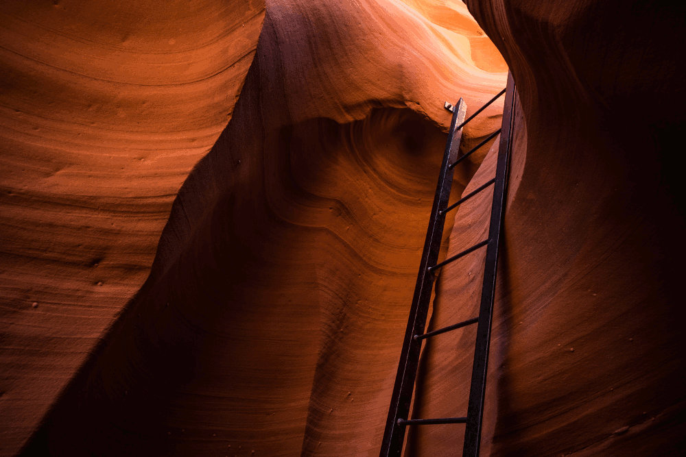 outdoor ladder by Paulius Dragunas